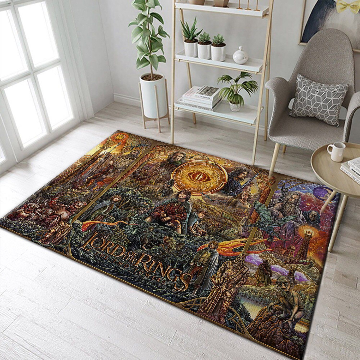 Lord Of The Rings Rug Mat All Over Print Floor Decor The US Decor - Indoor Outdoor Rugs