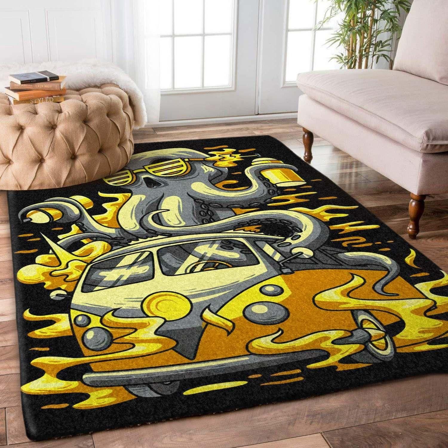 Octopus Rug - Indoor Outdoor Rugs