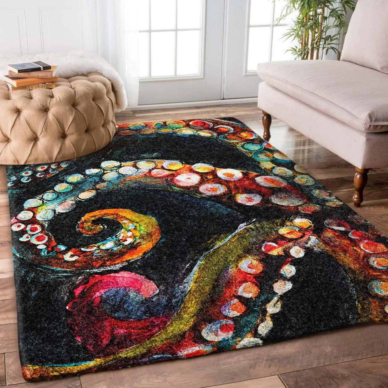 Octopus Rug - Indoor Outdoor Rugs