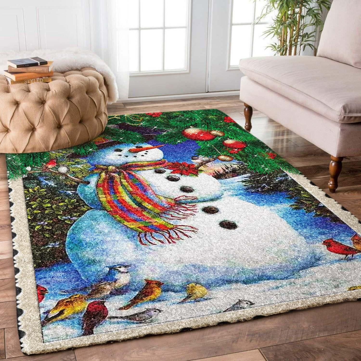 Snowman Rug - Indoor Outdoor Rugs