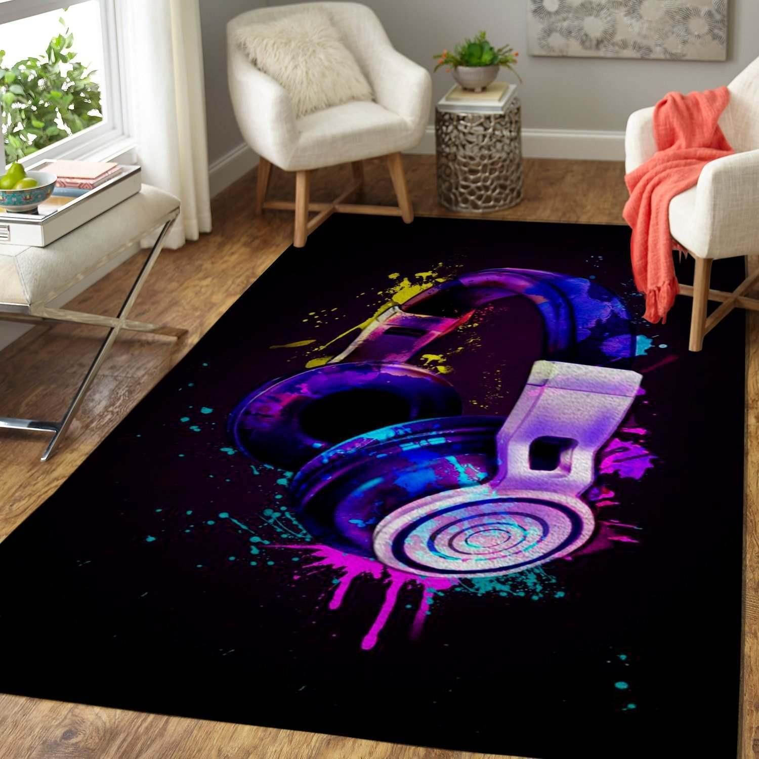 Headphone Rug - Indoor Outdoor Rugs