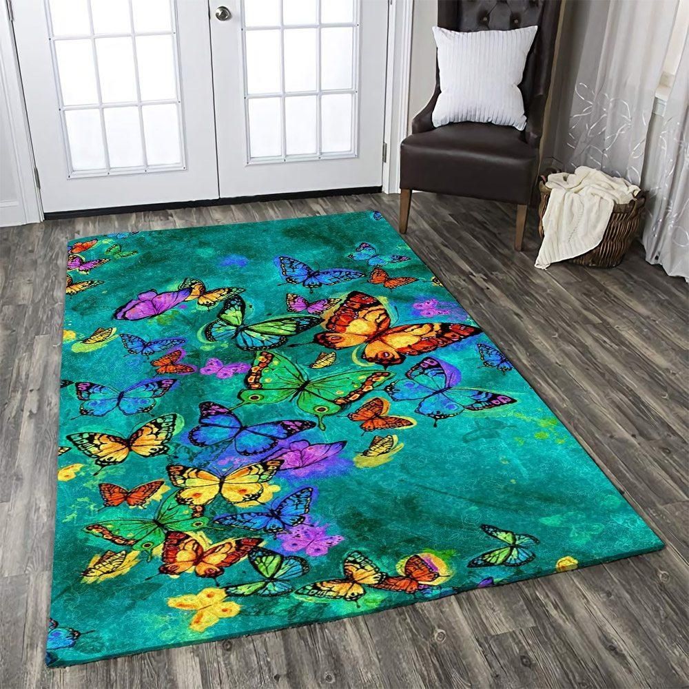 Butterfly Rug - Indoor Outdoor Rugs