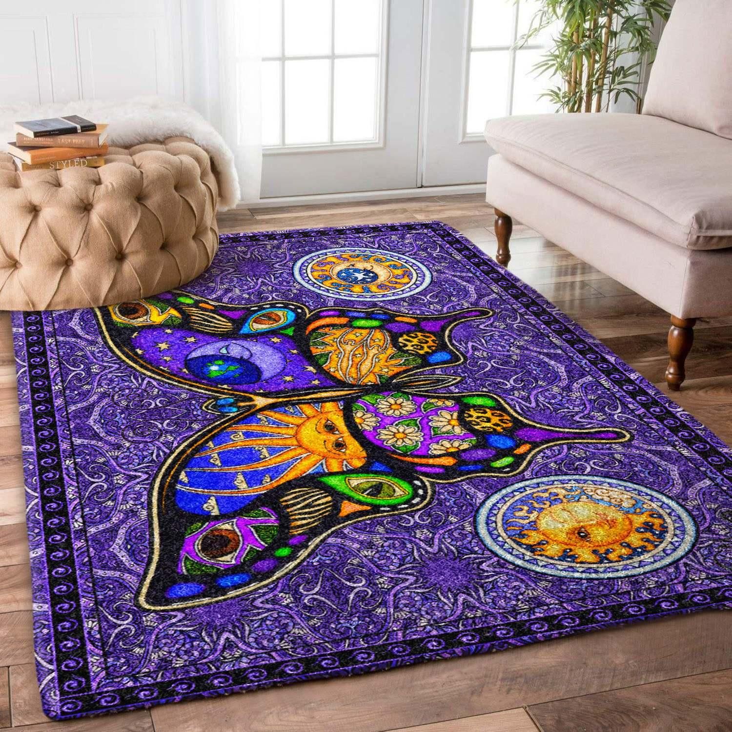 Butterfly Rug - Indoor Outdoor Rugs