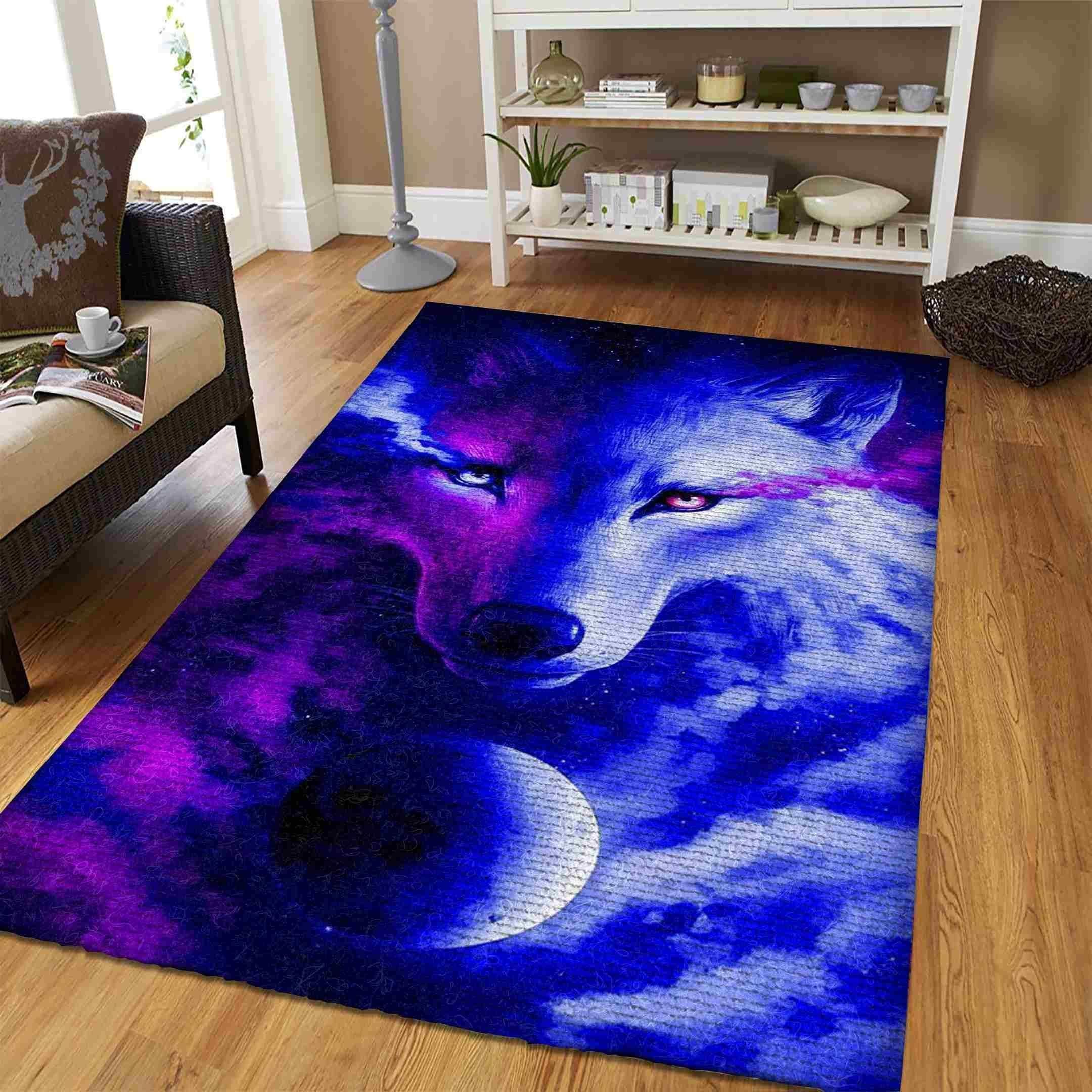 Wolves Rug - Indoor Outdoor Rugs