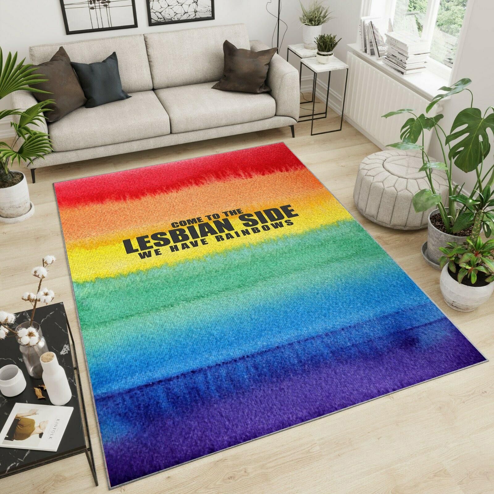 Lgbt Lesbian Area Rug - Indoor Outdoor Rugs