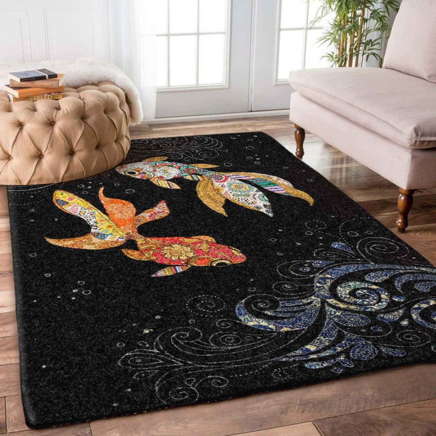 Fish Rug - Indoor Outdoor Rugs