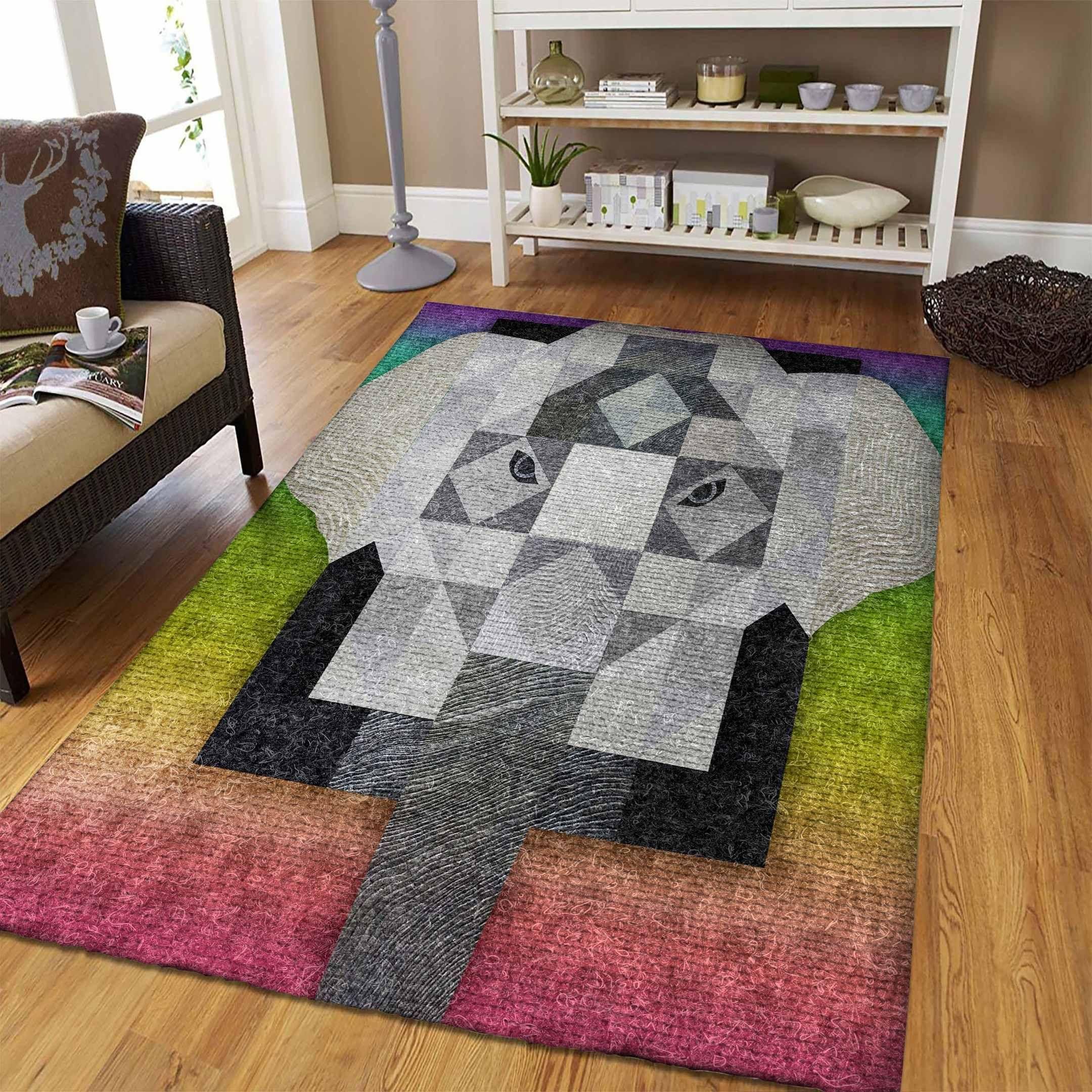 Elephant Rug - Indoor Outdoor Rugs