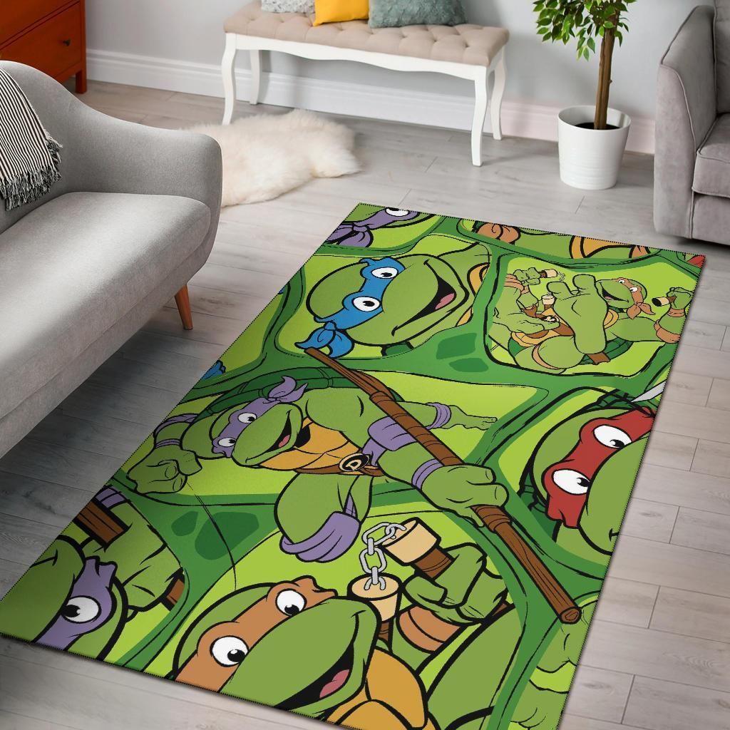 Teenage Mutant Ninja Turtles Area Rug - Indoor Outdoor Rugs