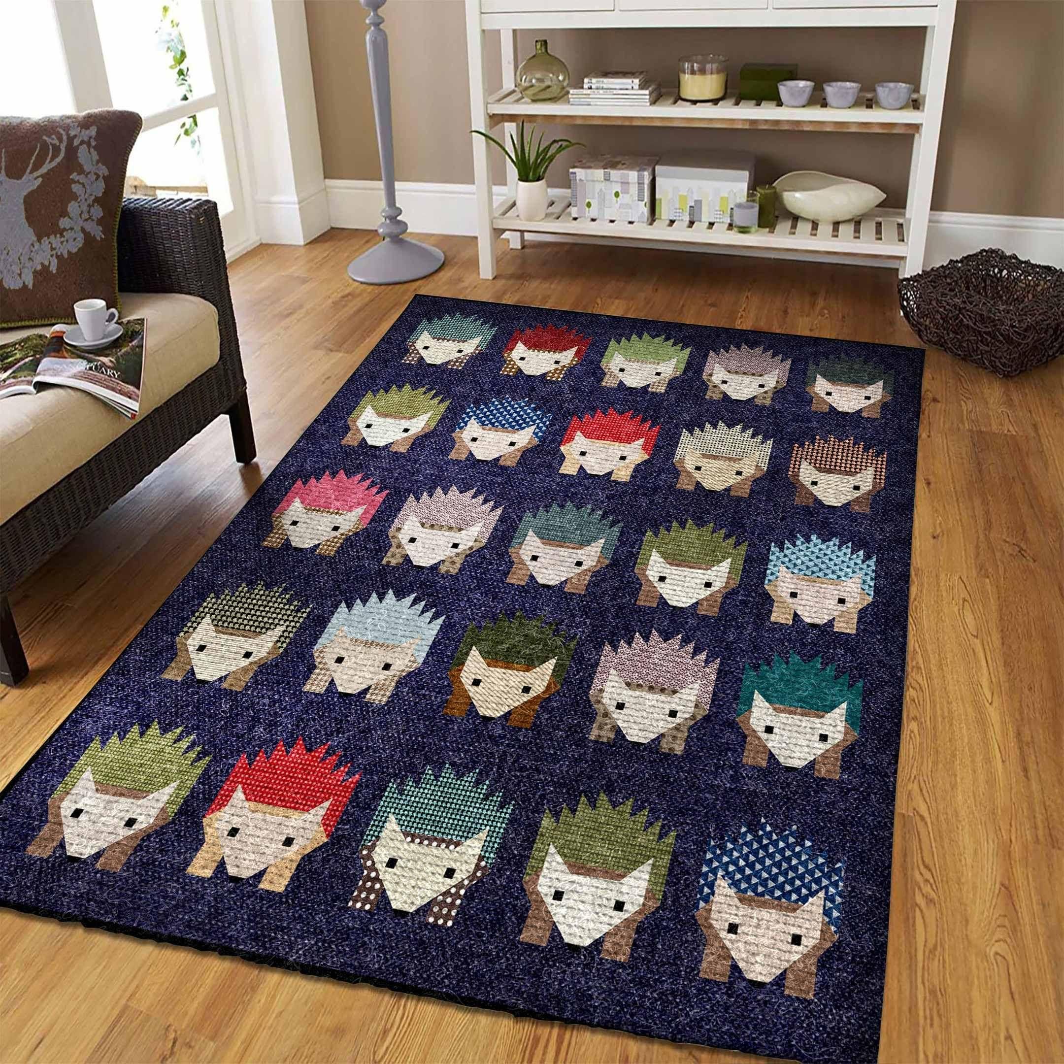 Hedgehog Rug - Indoor Outdoor Rugs