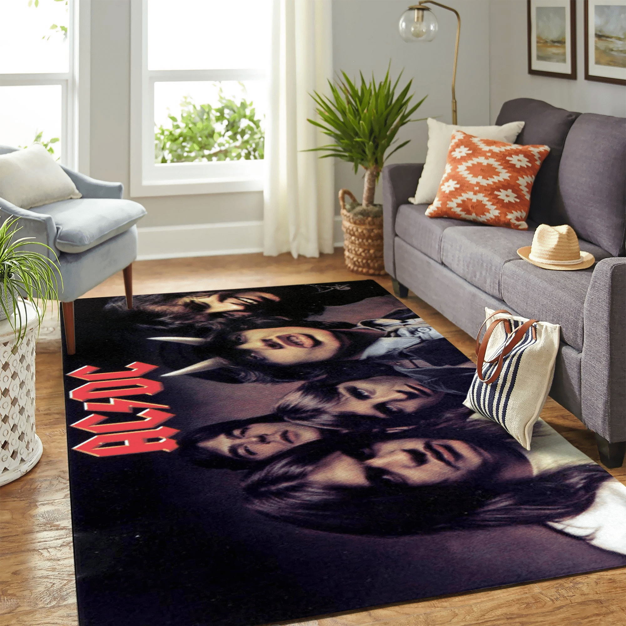 Acdc New Carpet Floor Area Rug - Indoor Outdoor Rugs