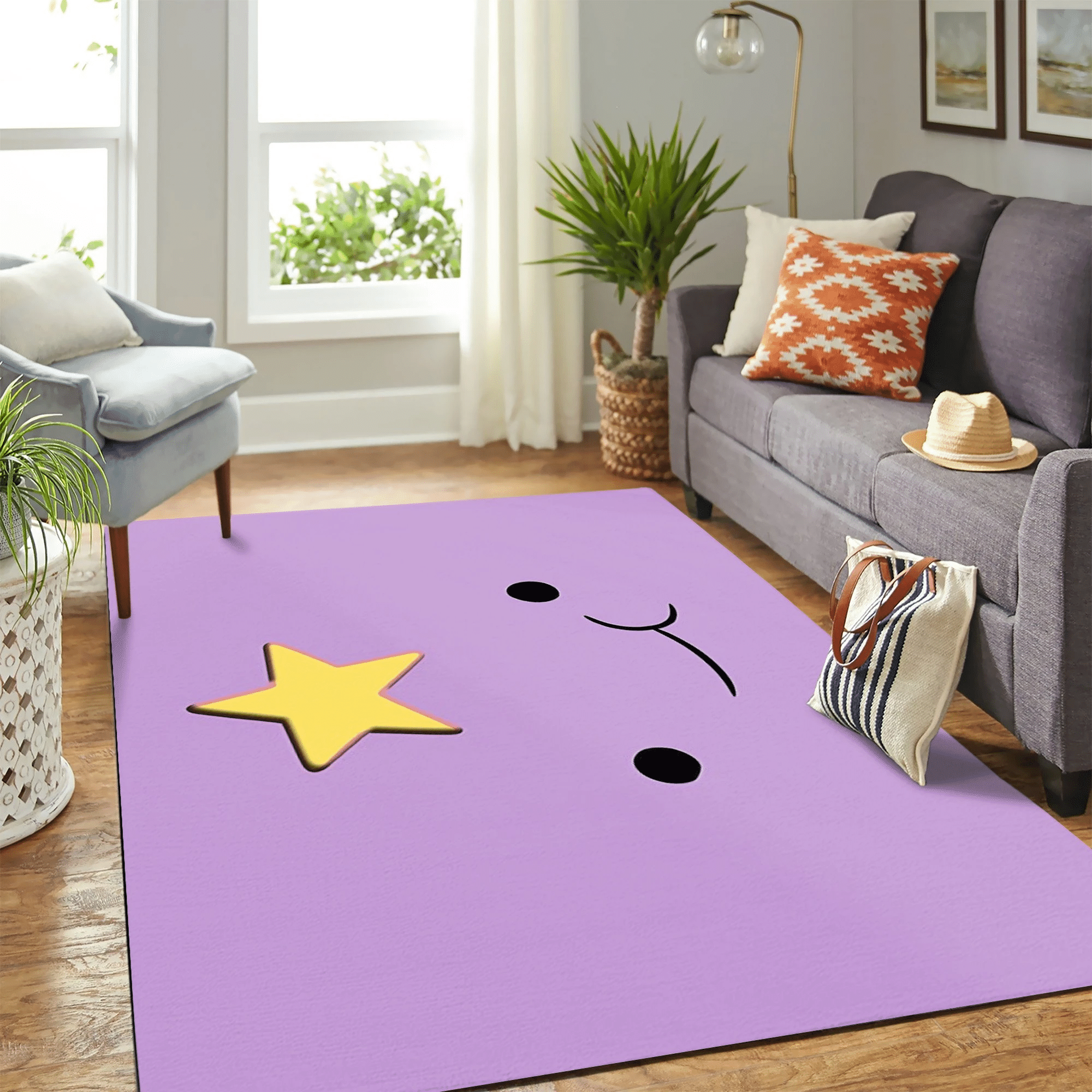 Adventure Time Carpet Floor Area Rug - Indoor Outdoor Rugs