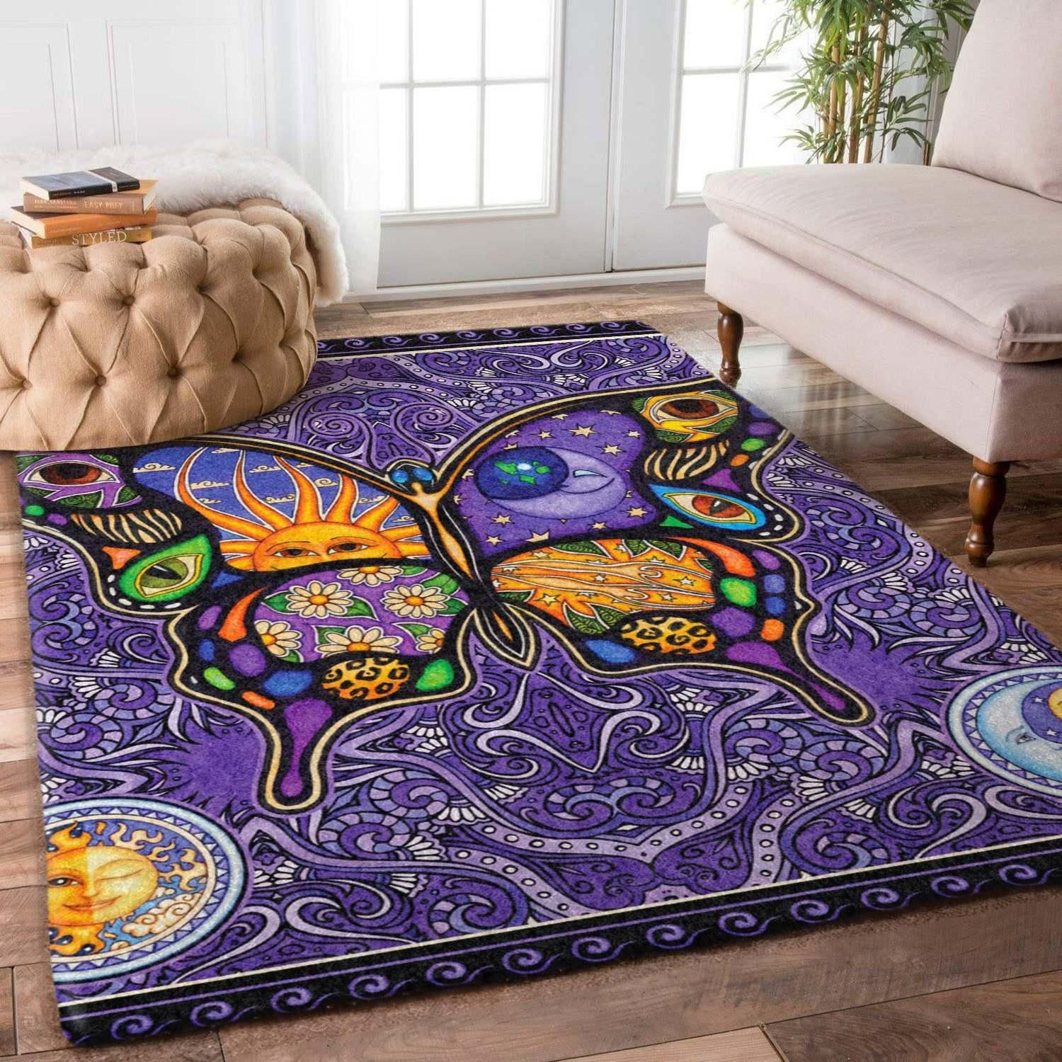 Butterfly Rug - Indoor Outdoor Rugs