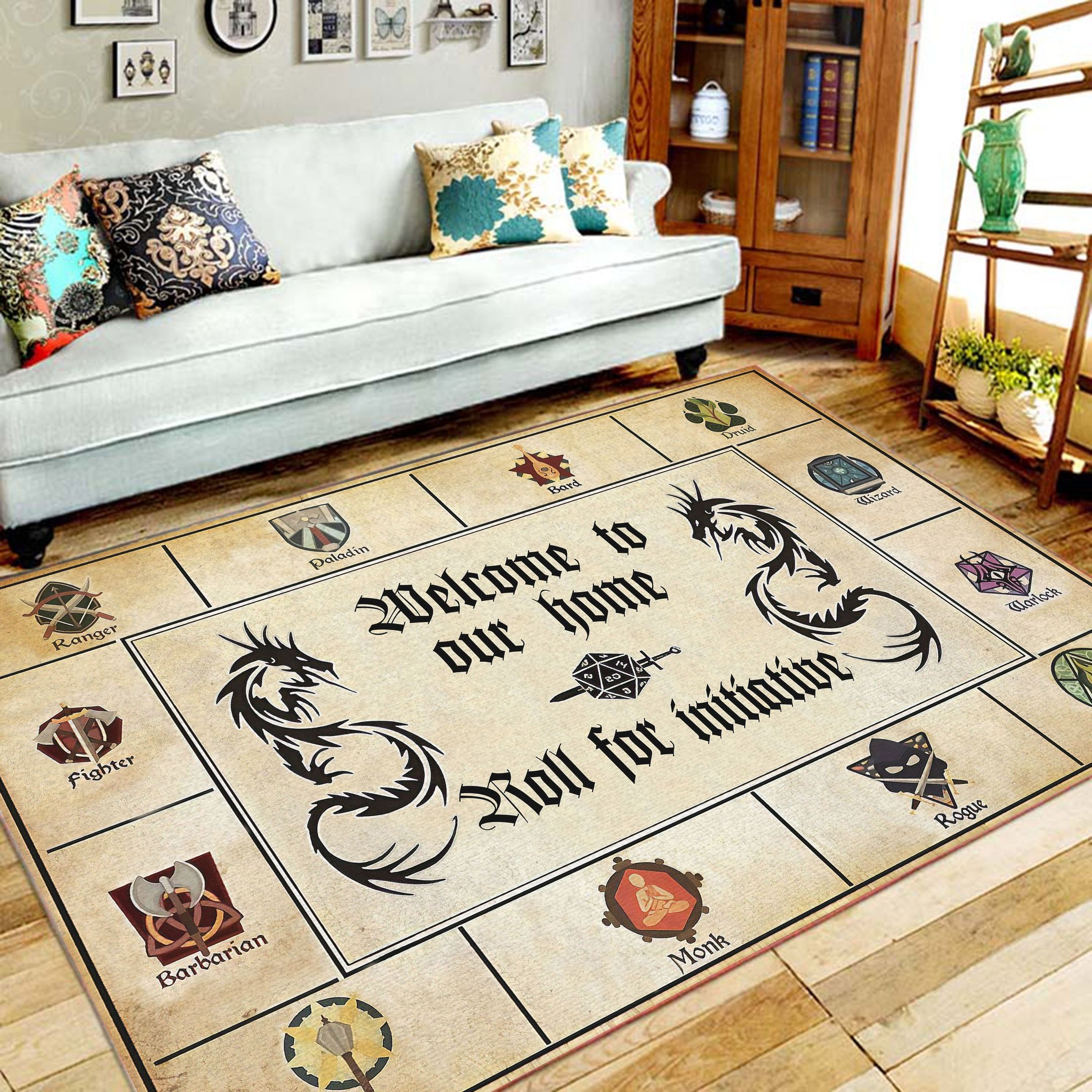 D D Welcome To Our Home Area Rug - Indoor Outdoor Rugs