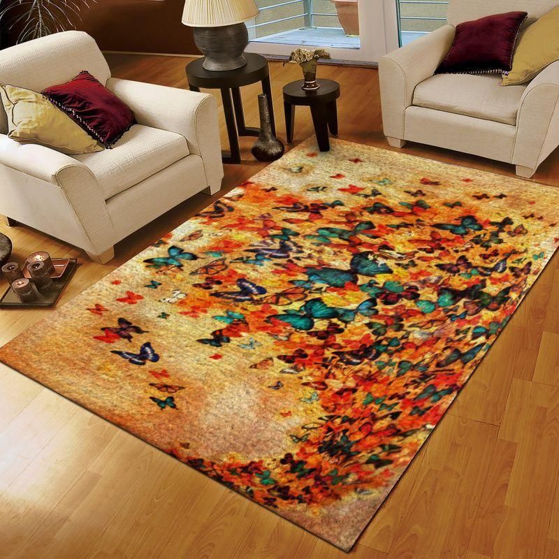 Butterfly Rug - Indoor Outdoor Rugs