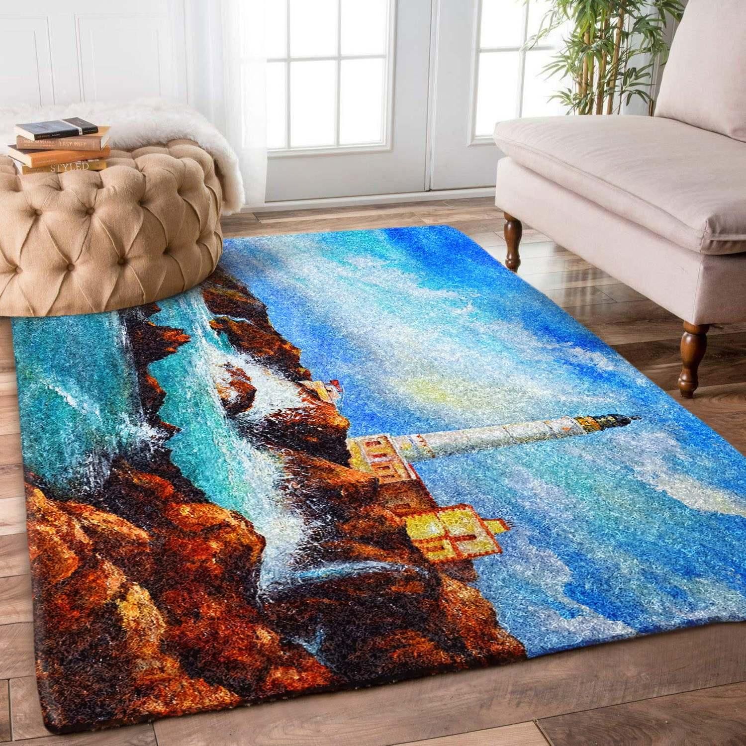 Lighthouse Rug - Indoor Outdoor Rugs