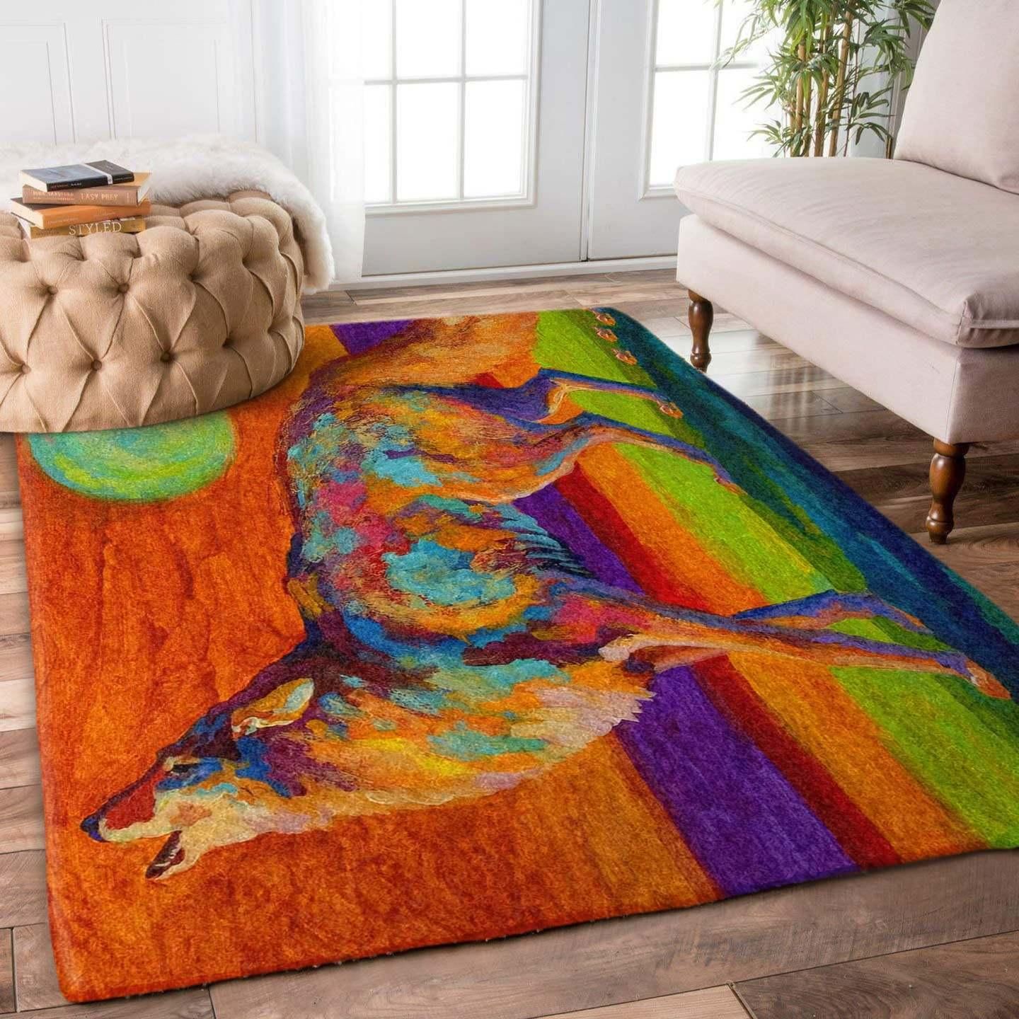 Wolf Rug - Indoor Outdoor Rugs