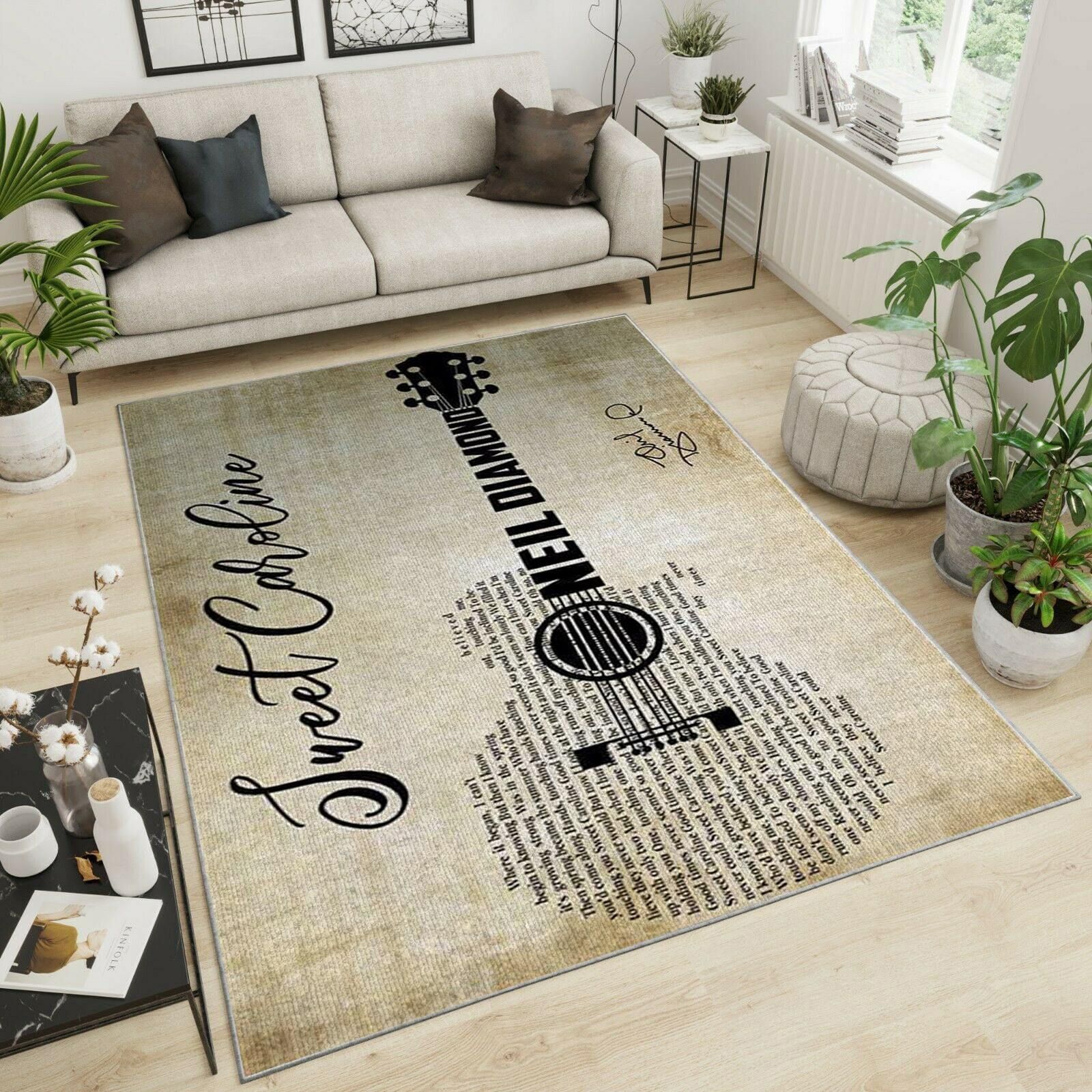 Neil Diamond Area Rug - Indoor Outdoor Rugs