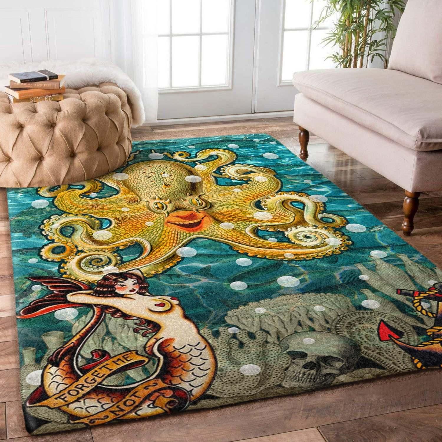 Octopus Rug - Indoor Outdoor Rugs