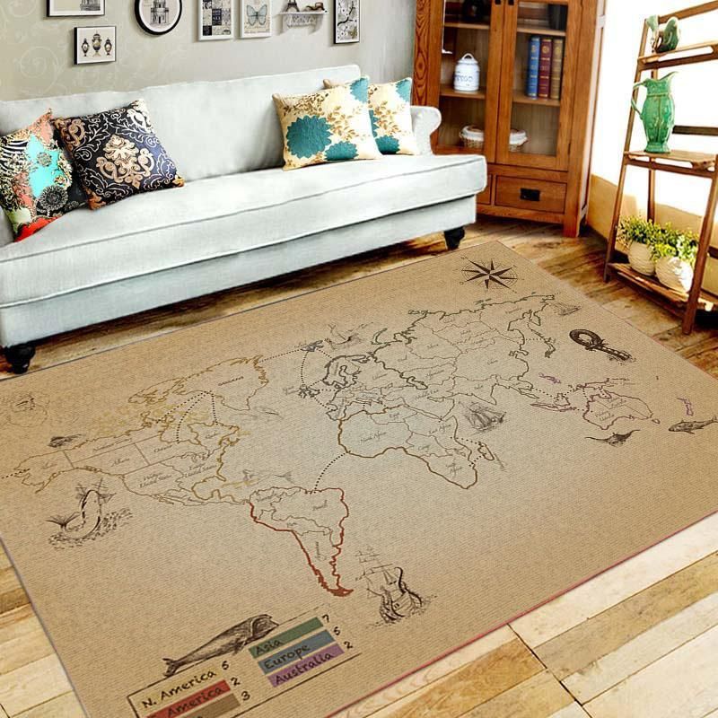 Risk Game Area Rug - Indoor Outdoor Rugs