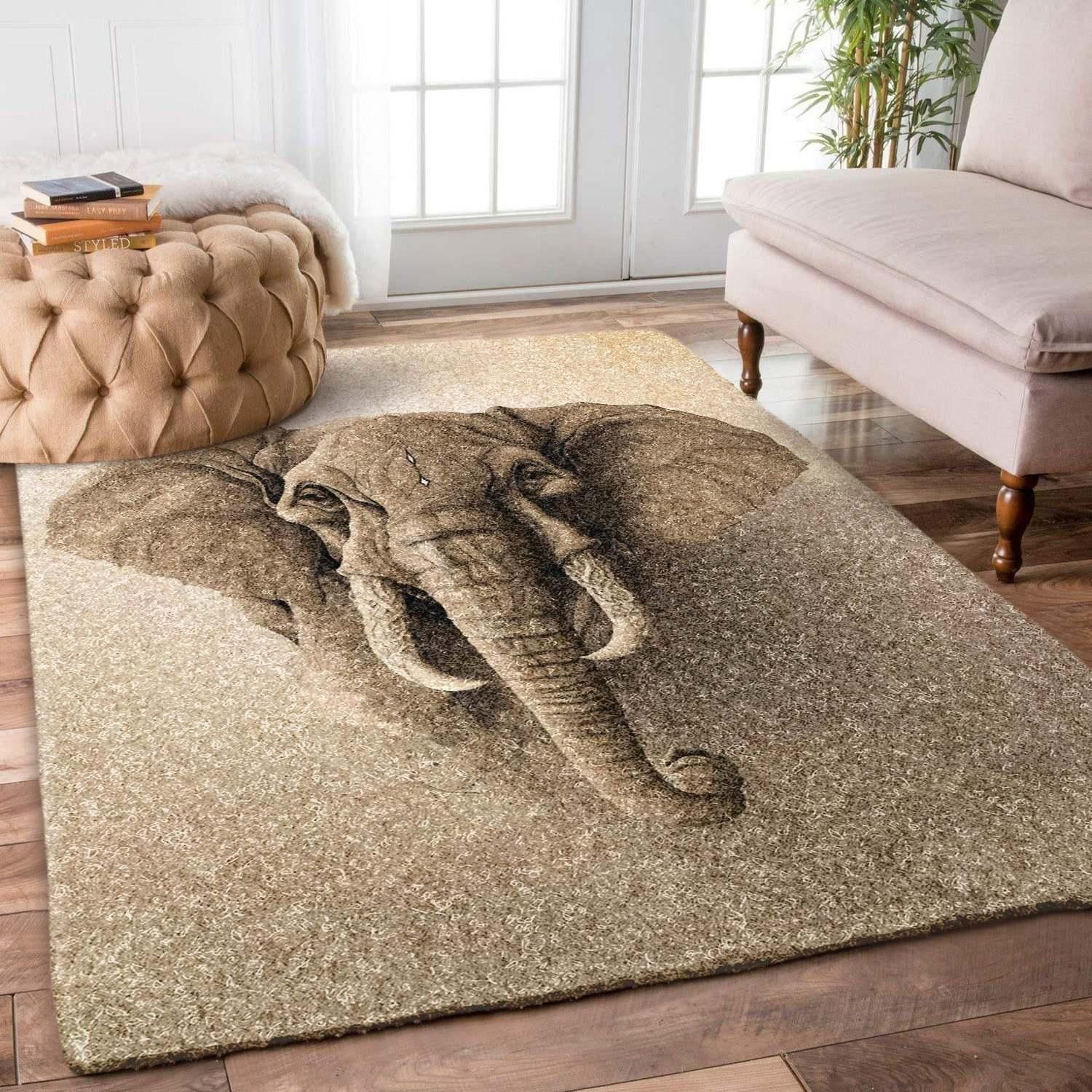 Elephant Rug - Indoor Outdoor Rugs