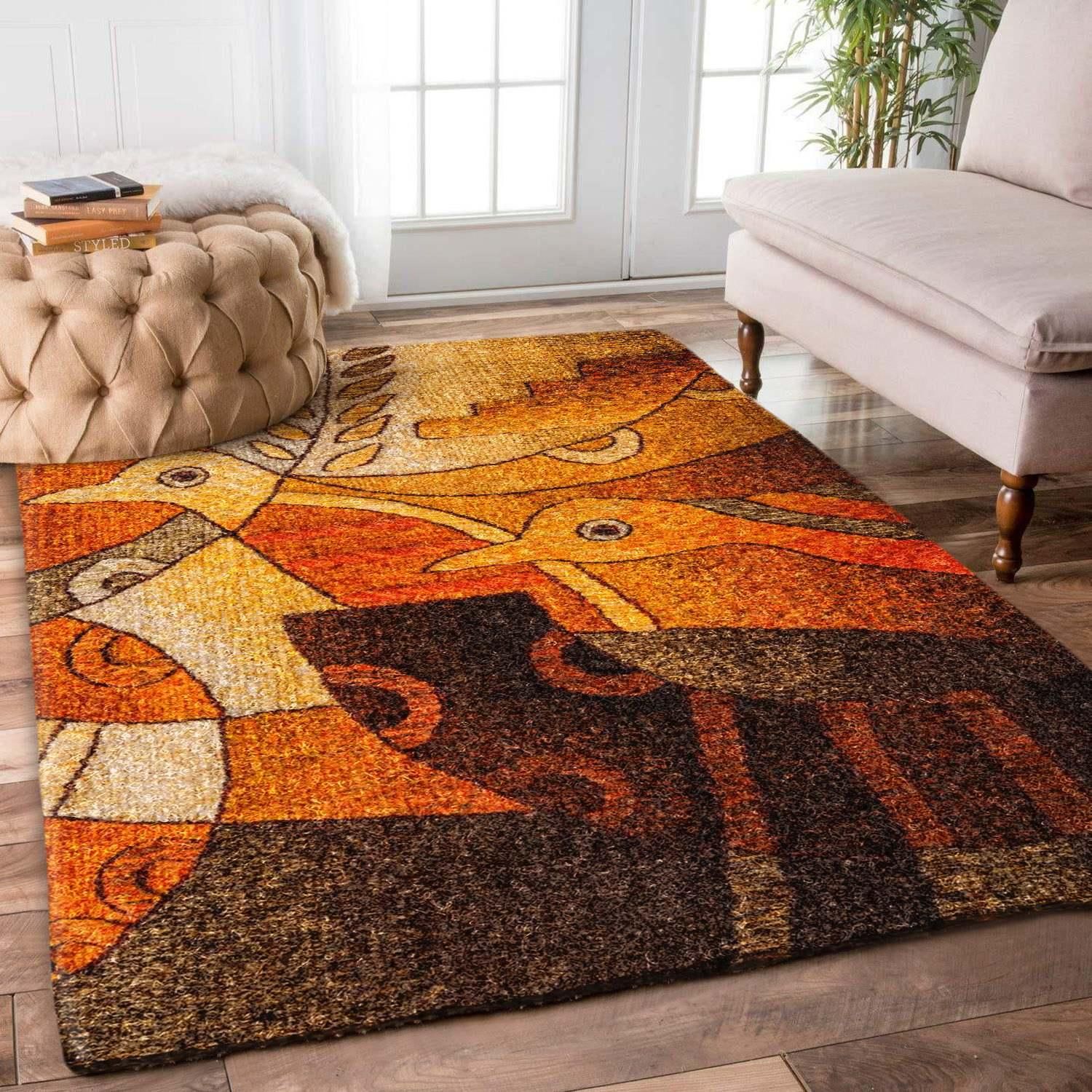 Bird Rug - Indoor Outdoor Rugs