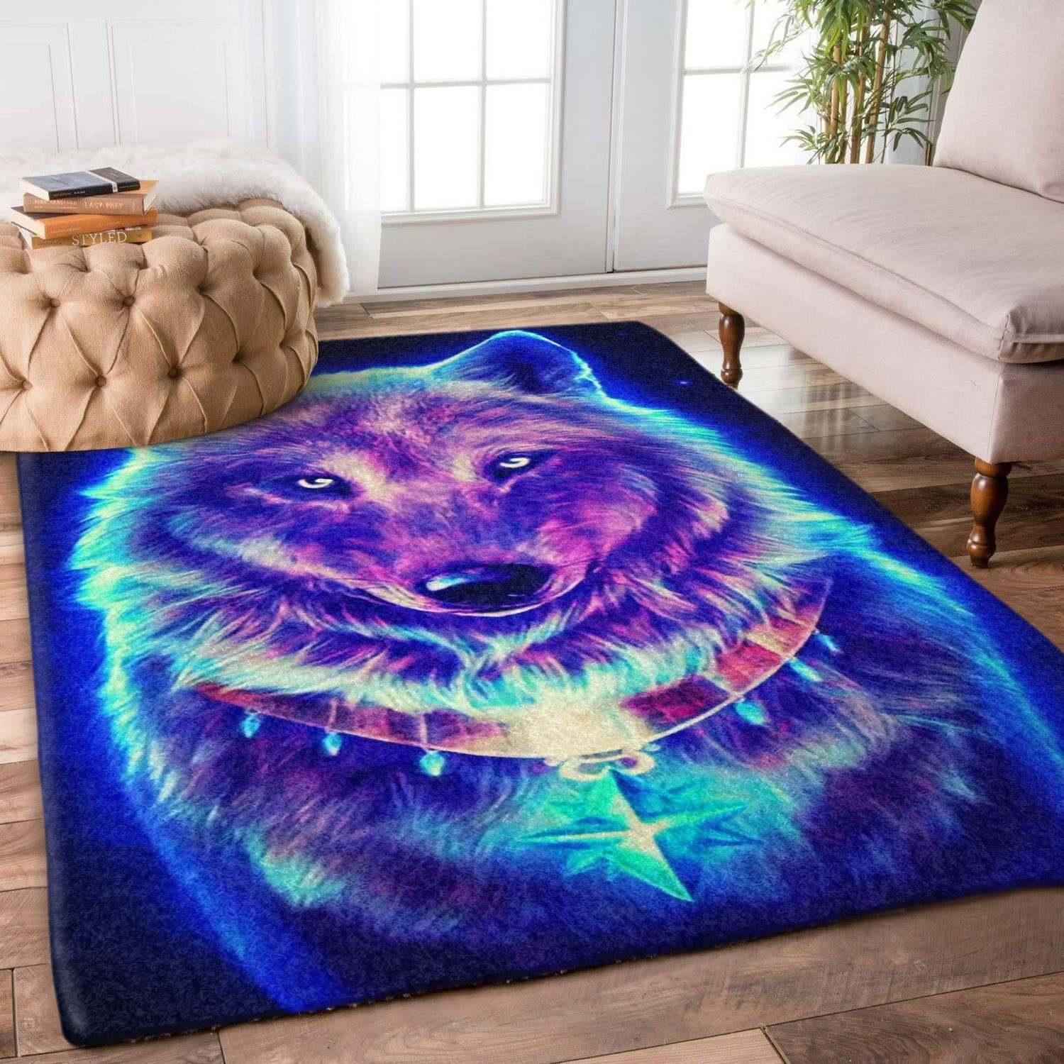 Wolf Rug - Indoor Outdoor Rugs