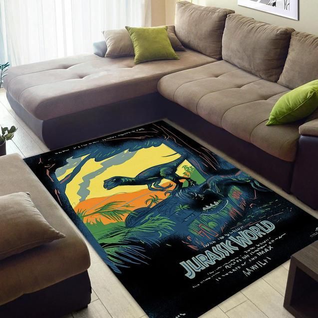 Jurassic World Area Rug - Indoor Outdoor Rugs