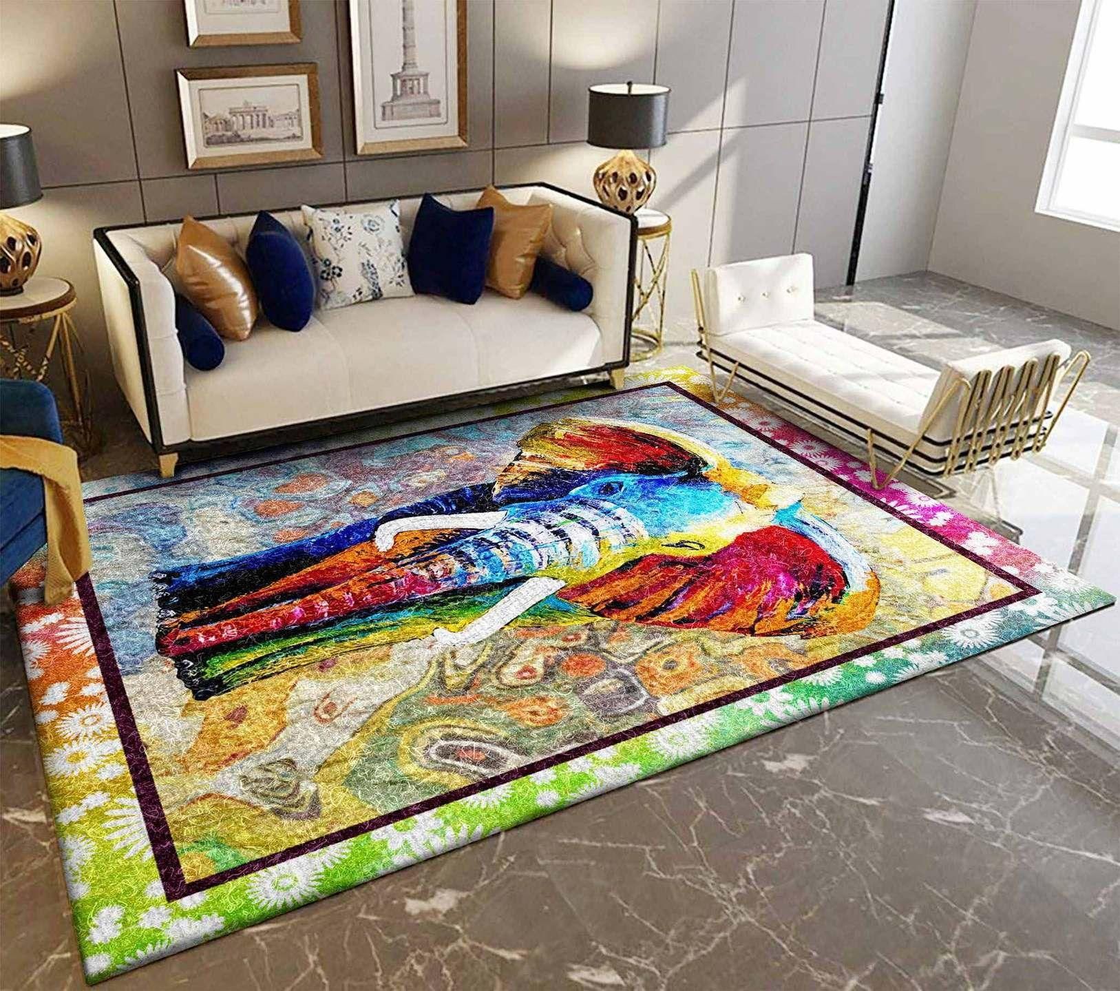 Elephant Rug - Indoor Outdoor Rugs