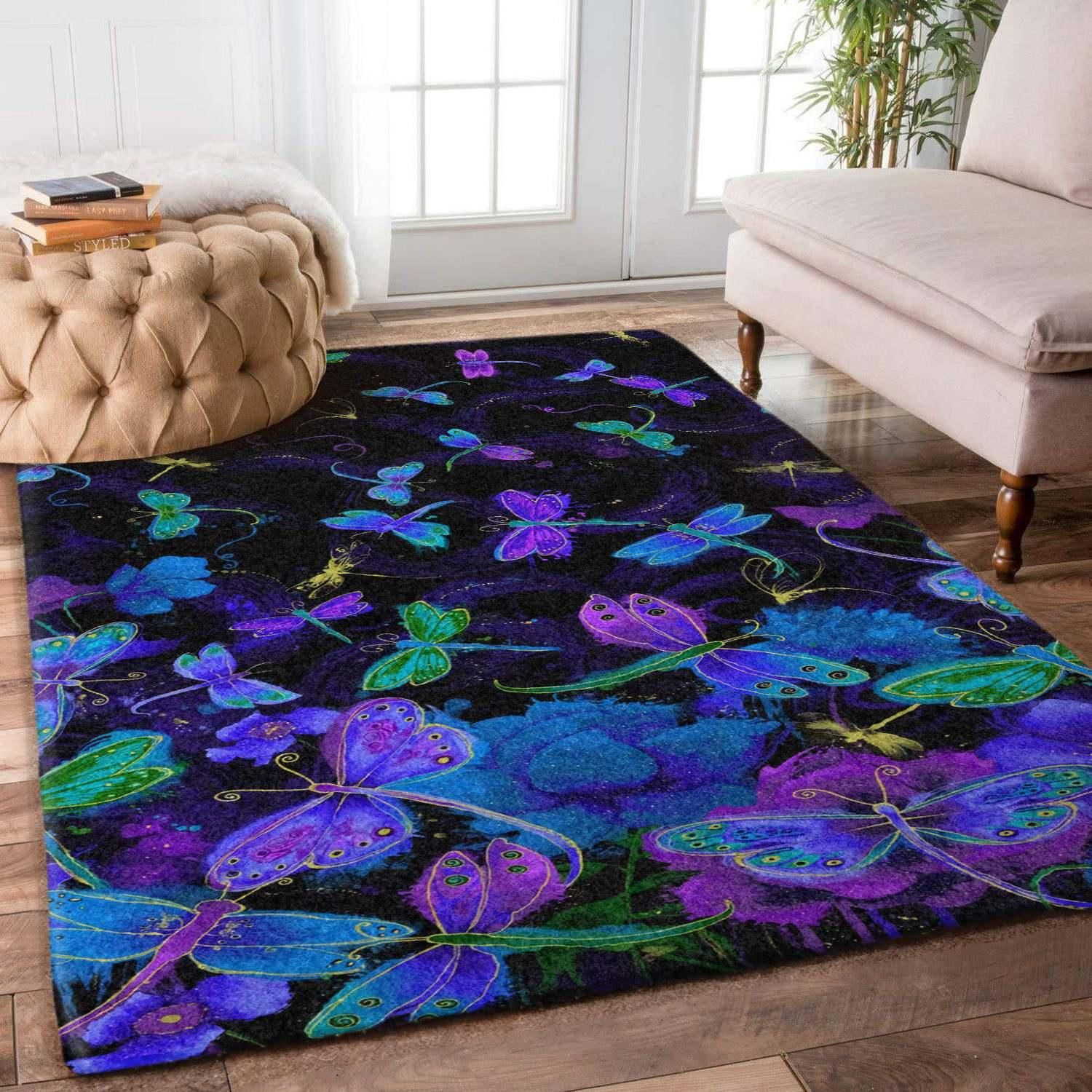 Dragonfly Rug - Indoor Outdoor Rugs