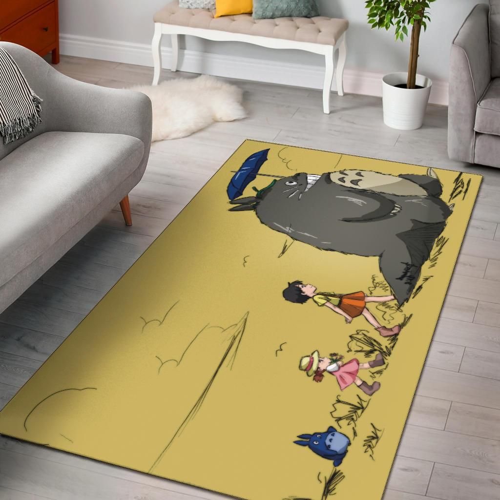 My Neighbor Totoro Area Rug - Indoor Outdoor Rugs