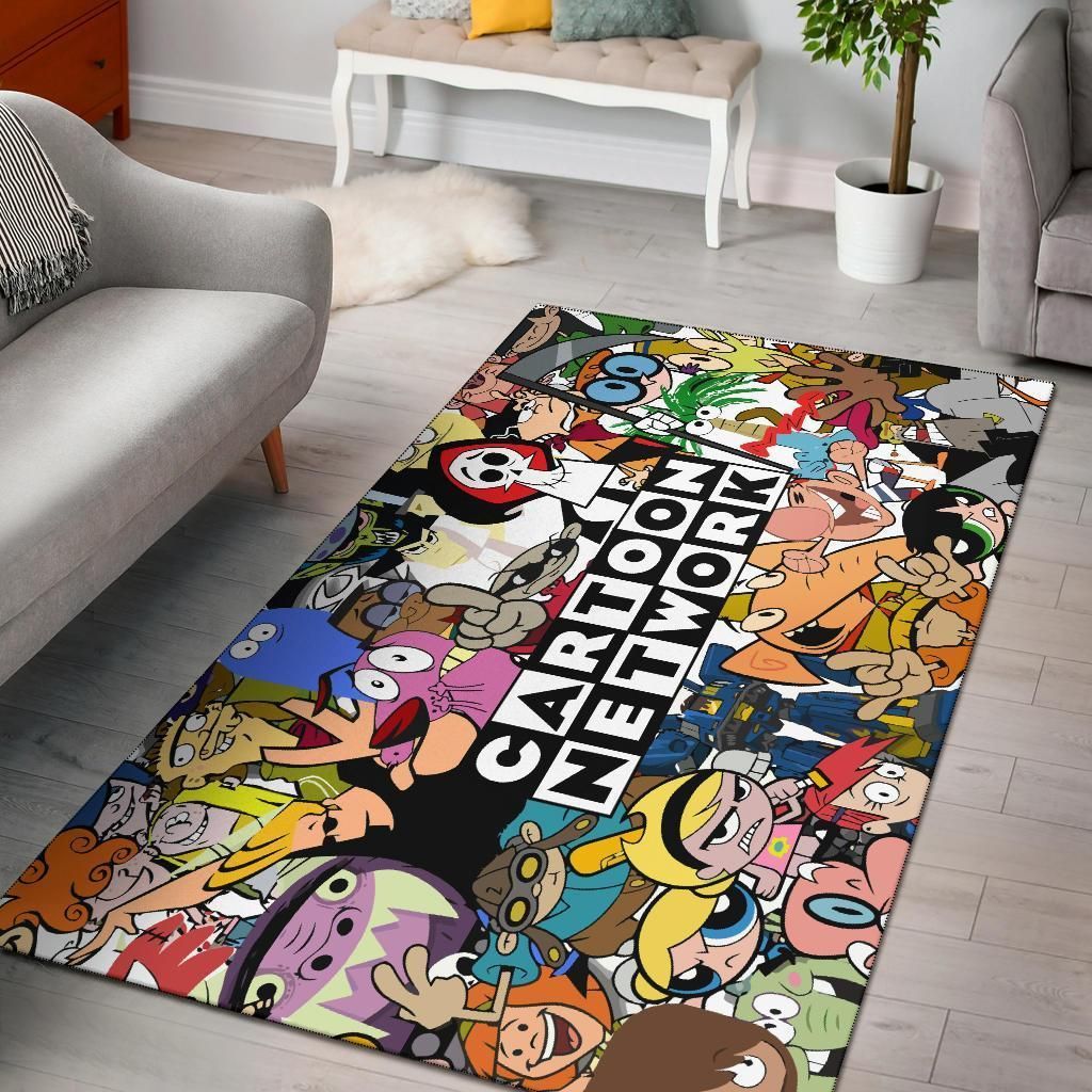 Cartoon Network Collage Area Rug - Indoor Outdoor Rugs