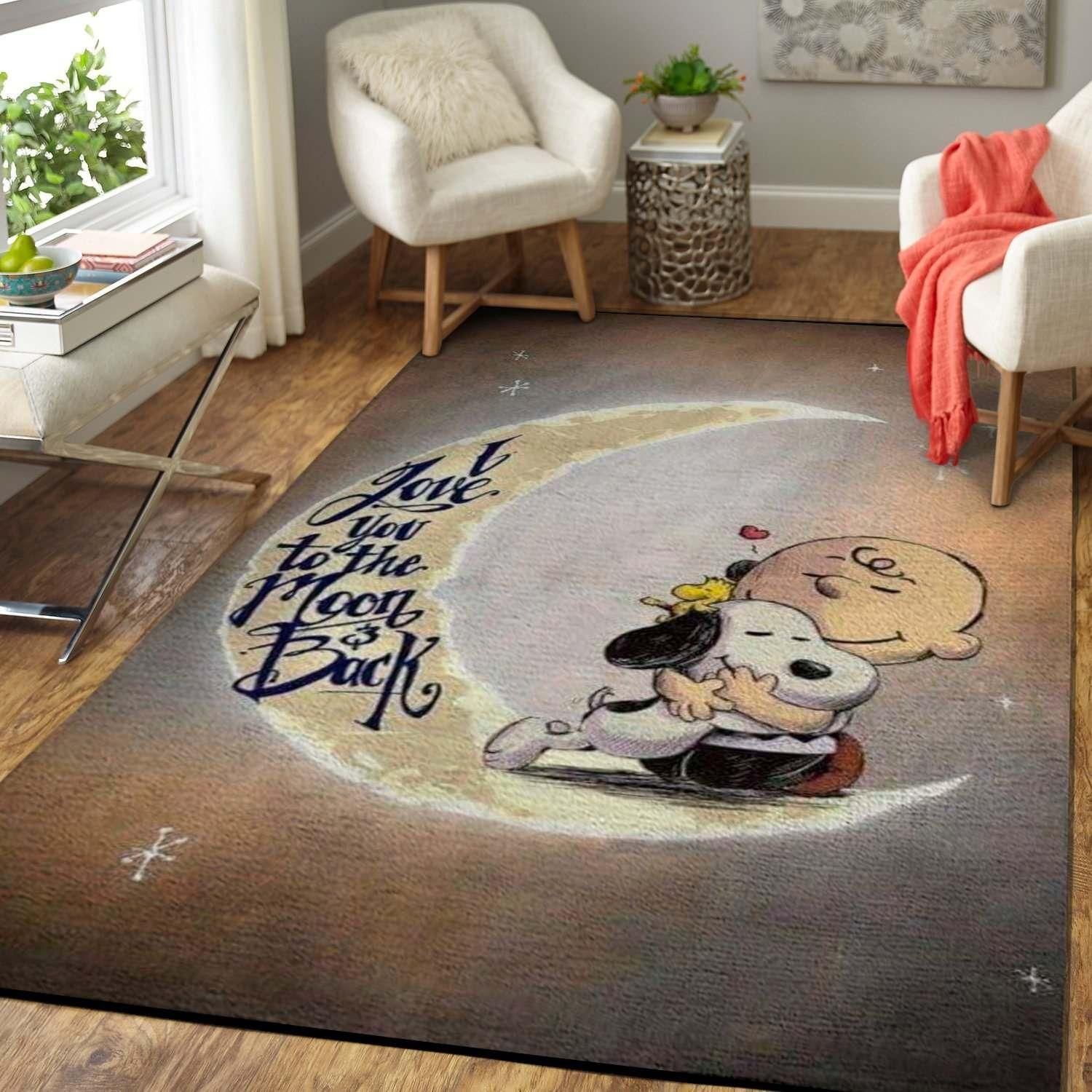 Snoopy Area Rug - Indoor Outdoor Rugs