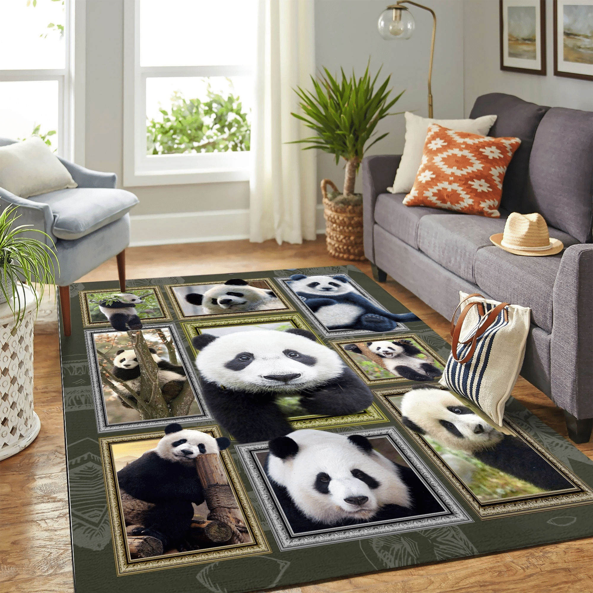 Panda Quilt Mk Carpet Area Rug - Indoor Outdoor Rugs