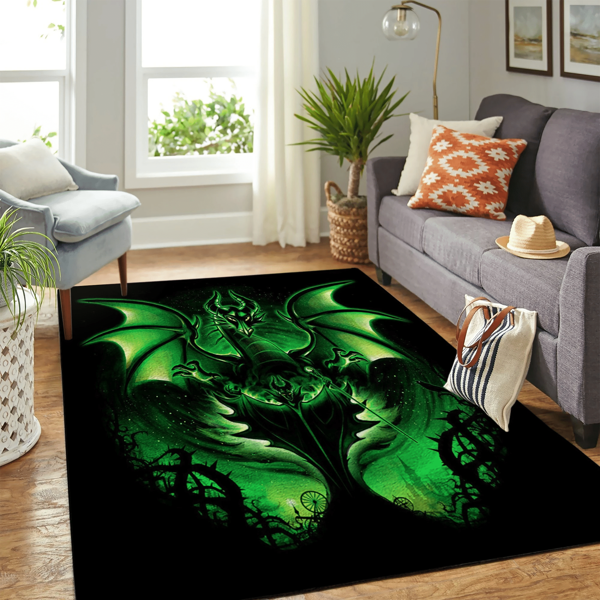 Maleficent Carpet Rug - Indoor Outdoor Rugs