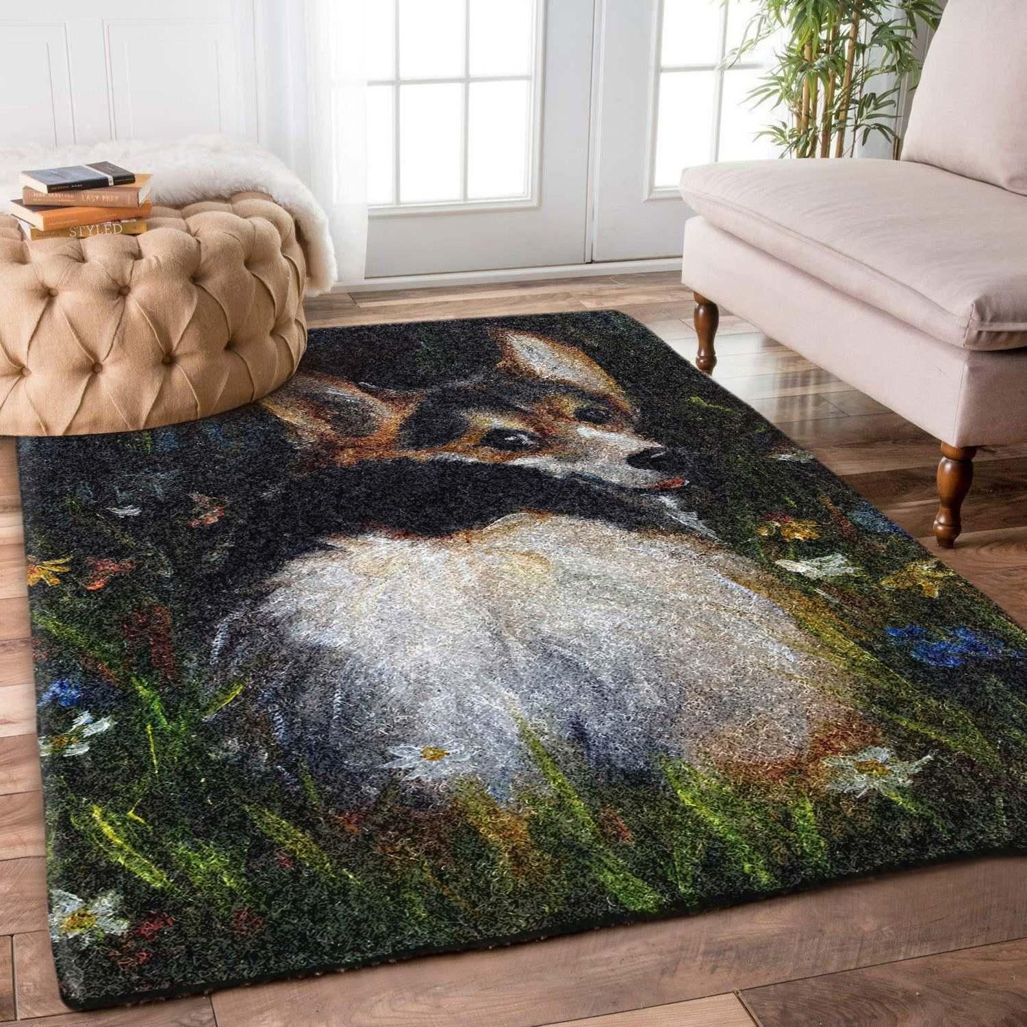 Corgi Rug - Indoor Outdoor Rugs