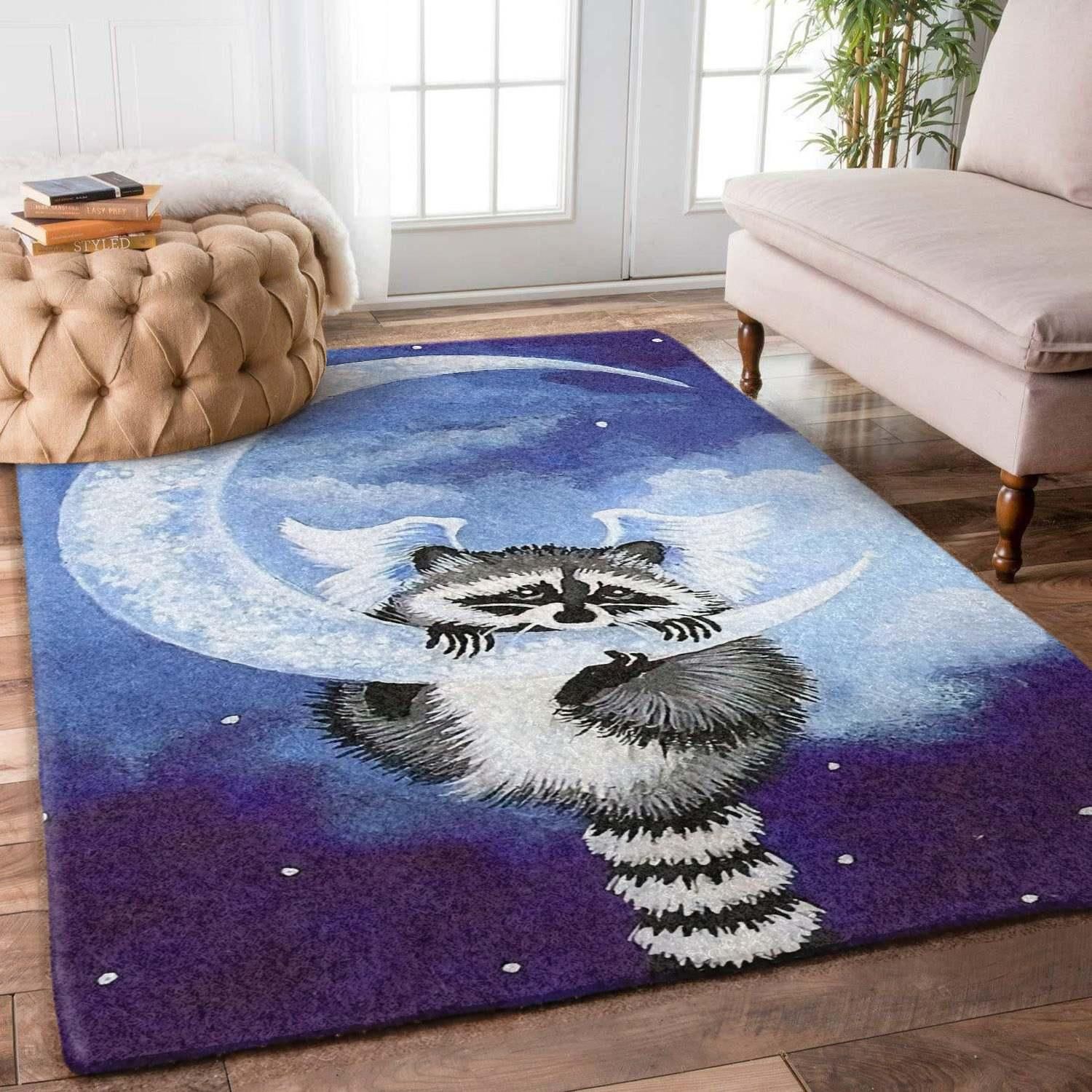 Raccoon Rug - Indoor Outdoor Rugs