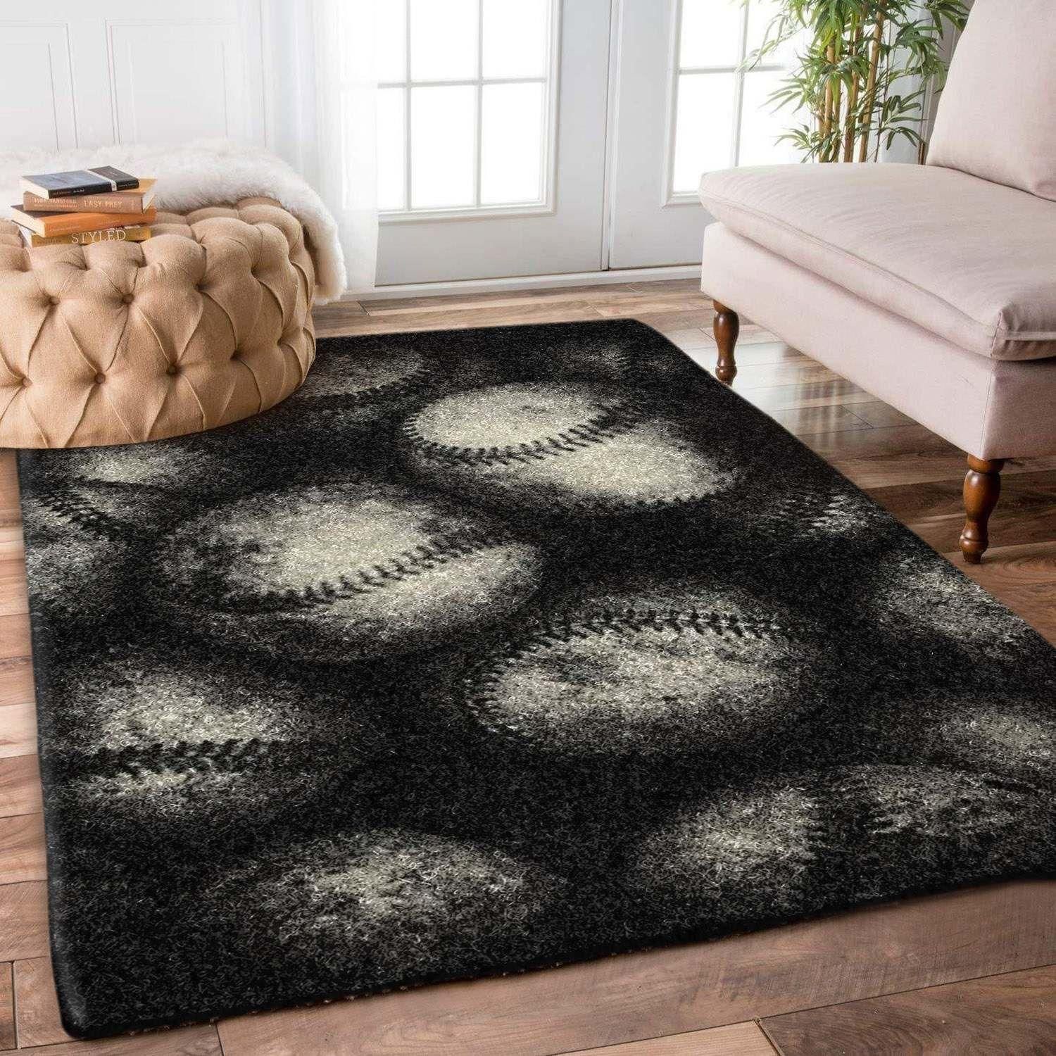 Baseball Rug - Indoor Outdoor Rugs