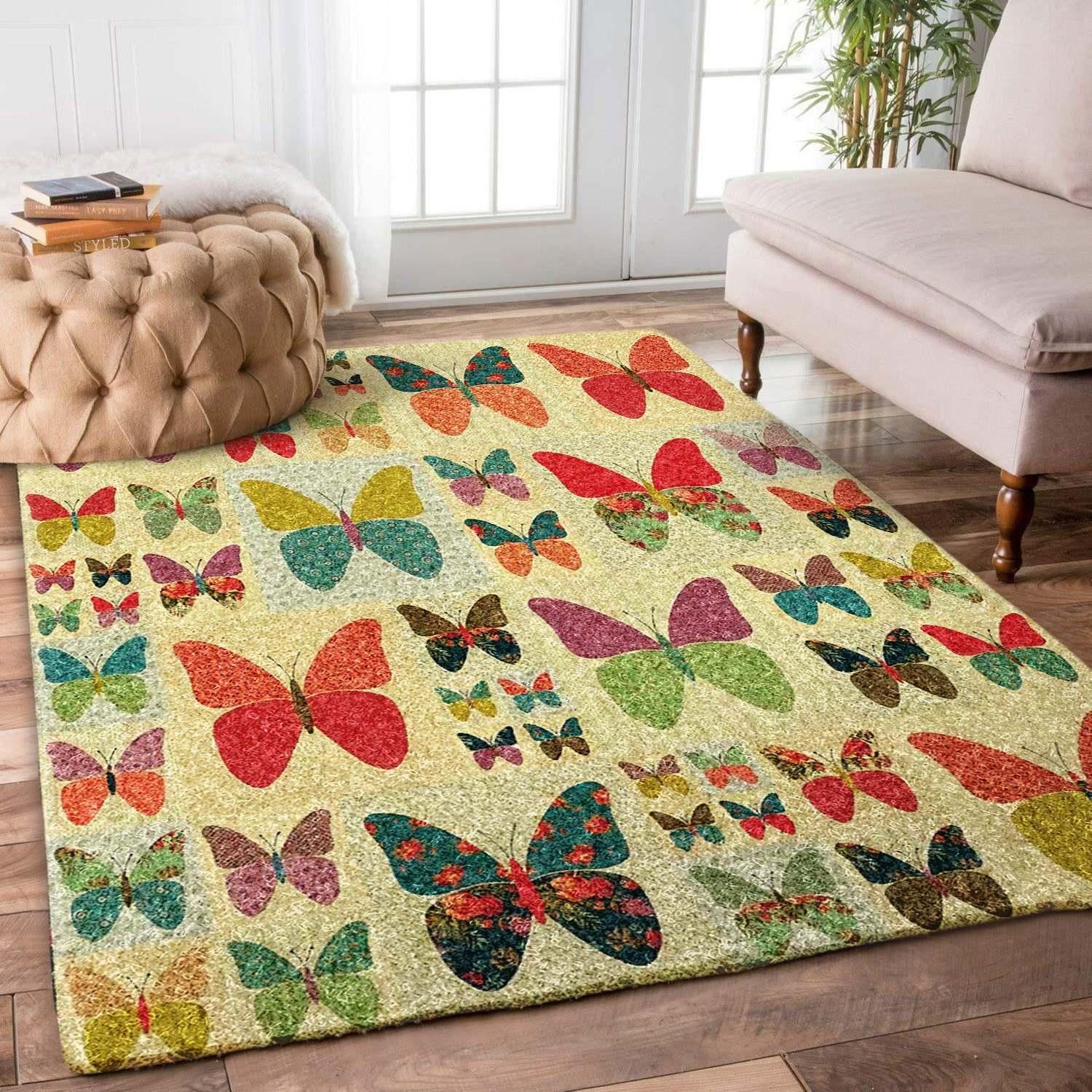 Butterfly Rug - Indoor Outdoor Rugs