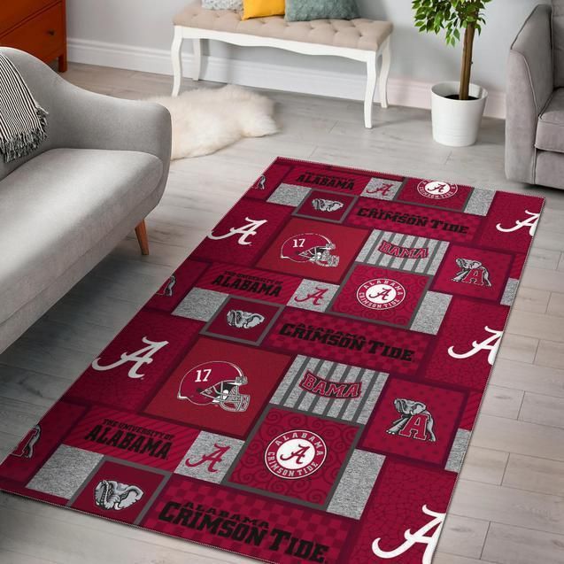 Alabama Crimson Tide Area Rug - Indoor Outdoor Rugs