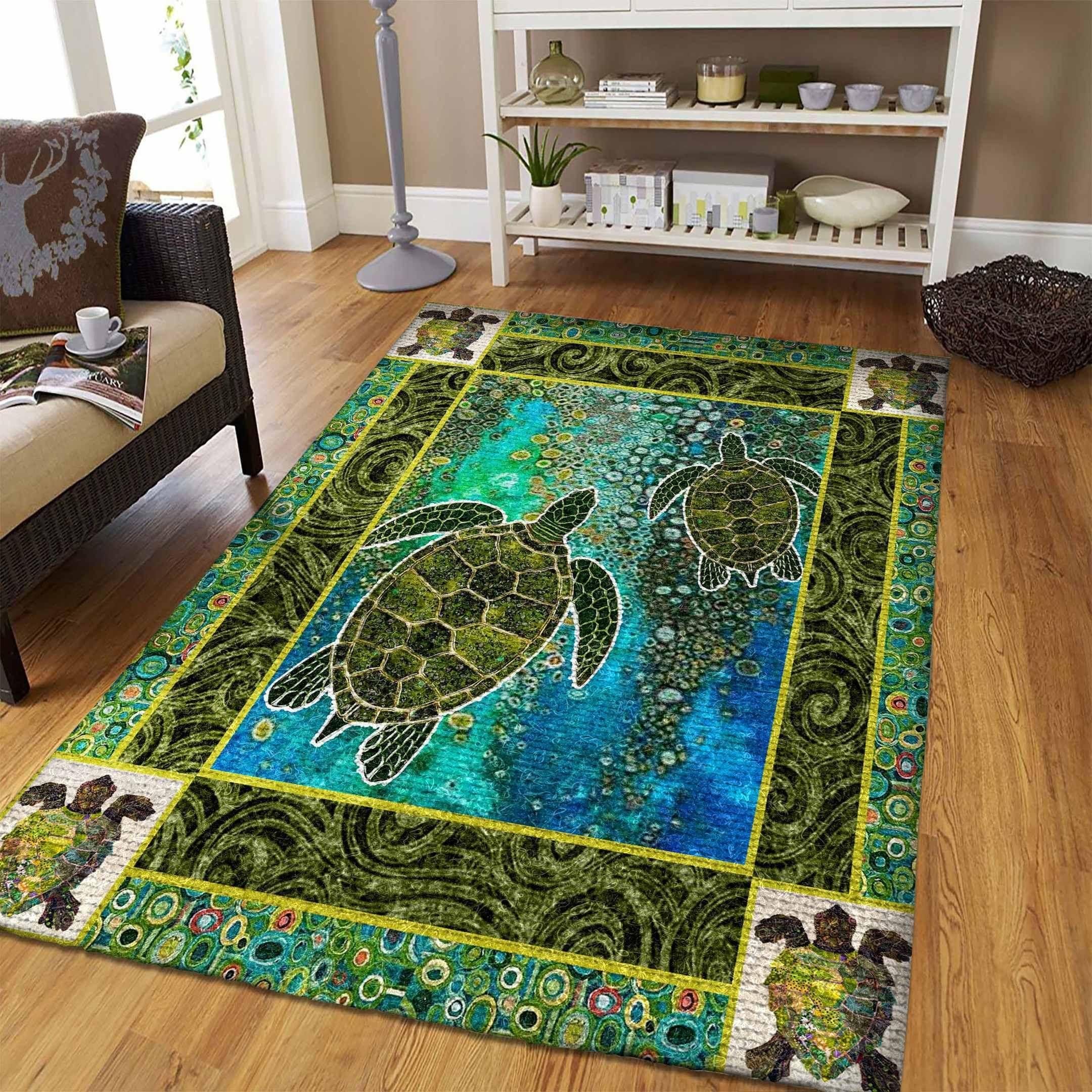 Turtle Rug - Indoor Outdoor Rugs