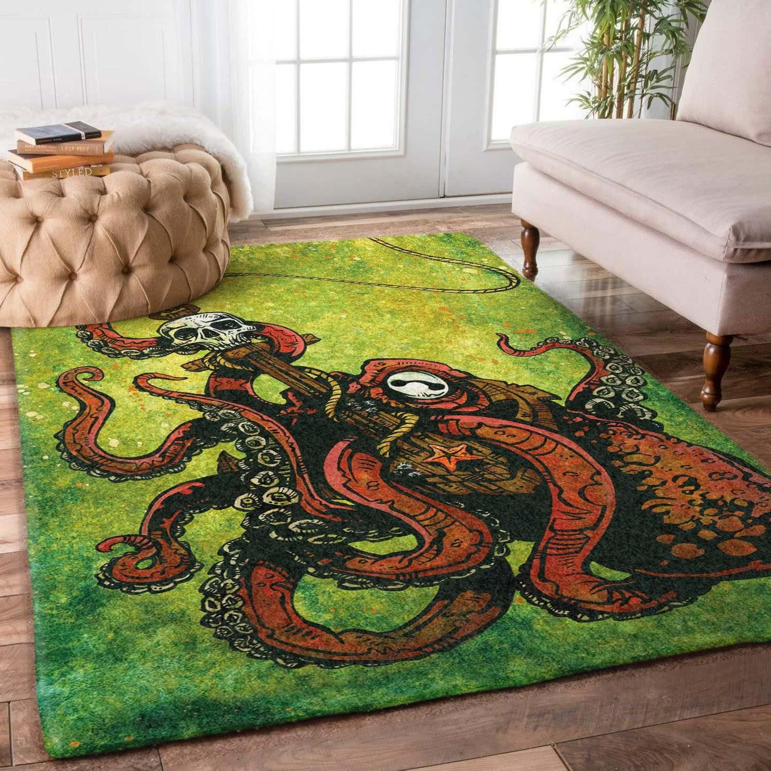 Octopus Rug - Indoor Outdoor Rugs