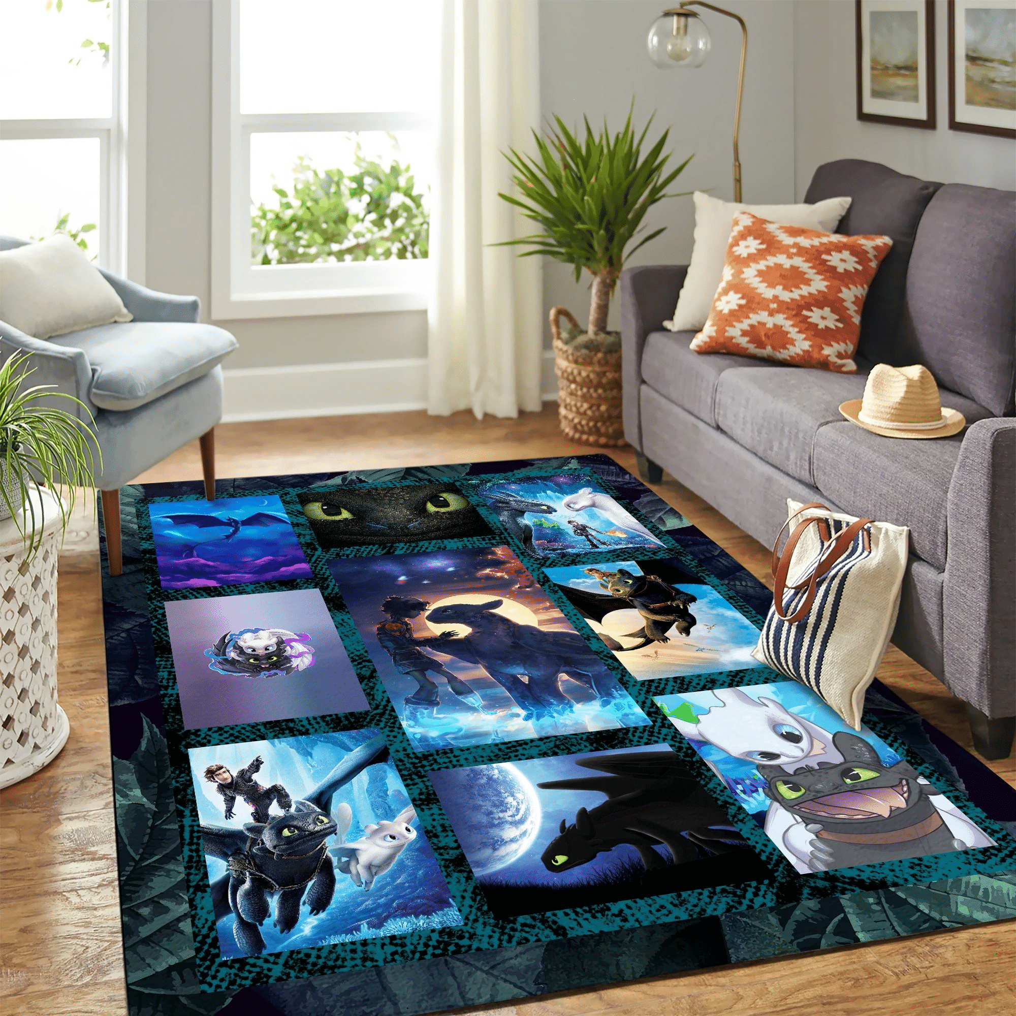 How To Train Your Dragon Carpet Area Rug - Indoor Outdoor Rugs