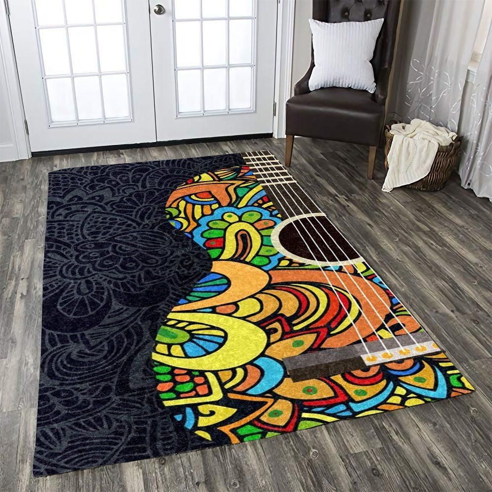 Guitar Rug - Indoor Outdoor Rugs