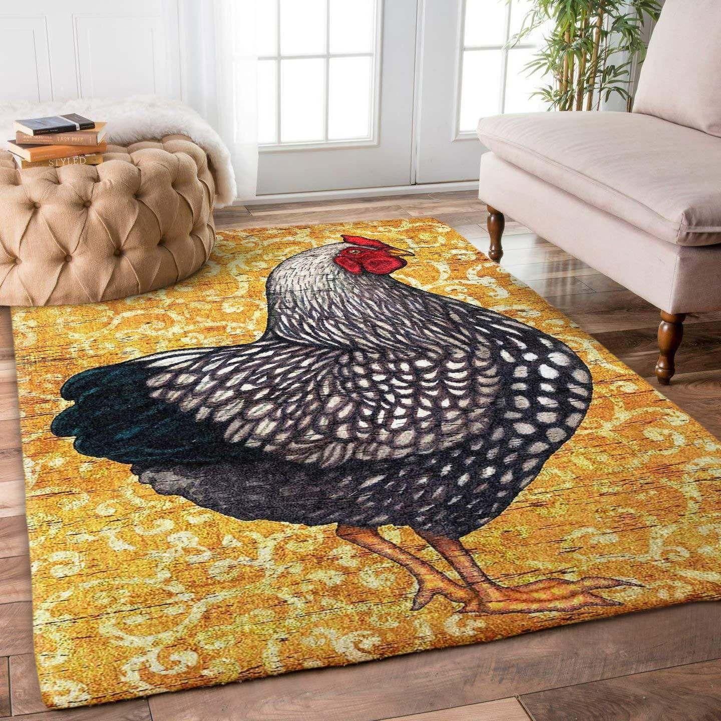 Chicken Rug - Indoor Outdoor Rugs