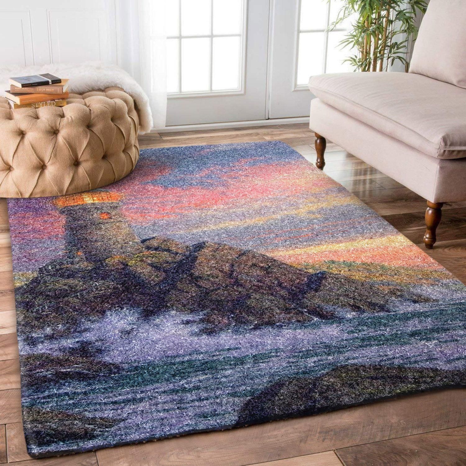 Lighthouse Rug - Indoor Outdoor Rugs