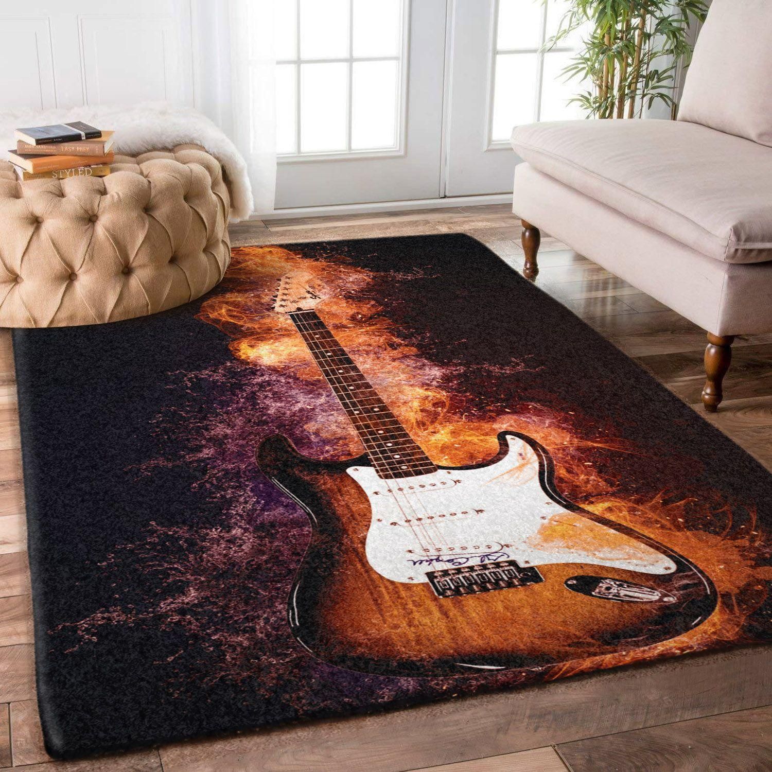 Guitar Rug - Indoor Outdoor Rugs