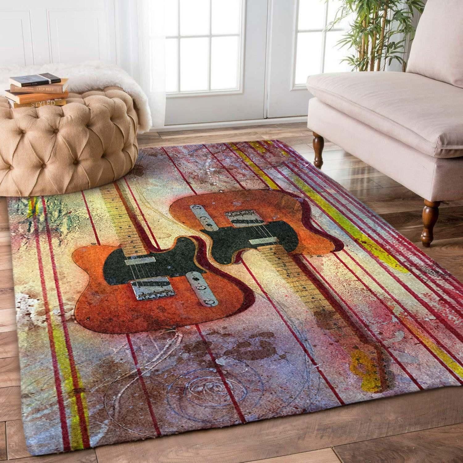 Guitar Rug - Indoor Outdoor Rugs