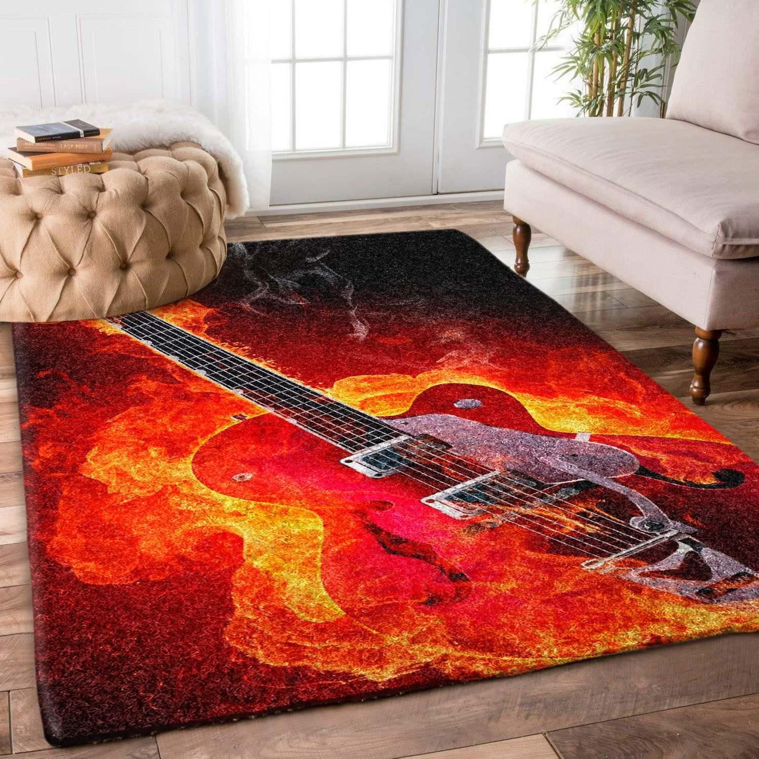 Guitar Rug - Indoor Outdoor Rugs