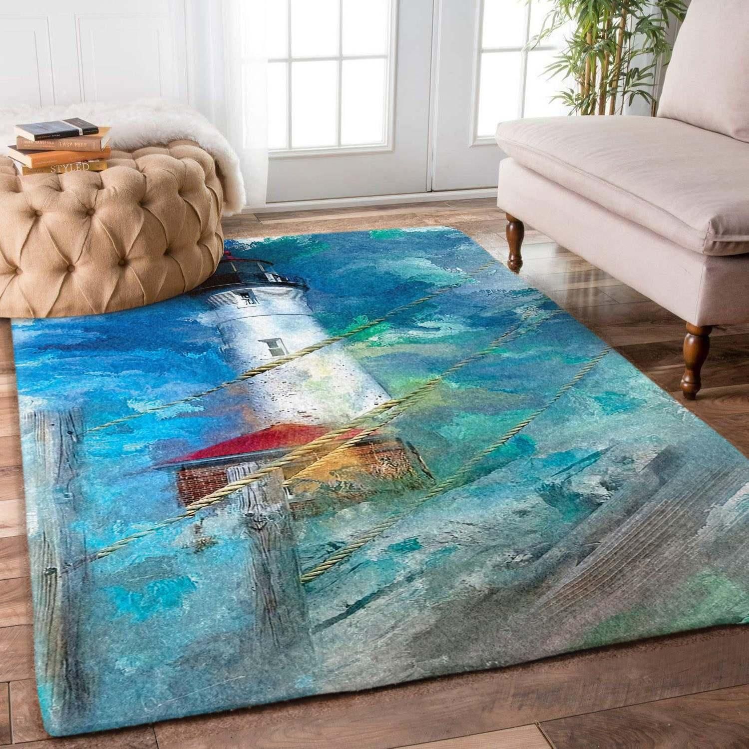 Lighthouse Rug - Indoor Outdoor Rugs