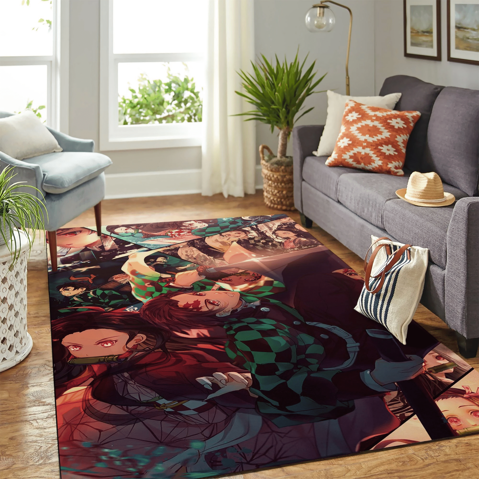 Demon Slayer Carpet Rug - Indoor Outdoor Rugs